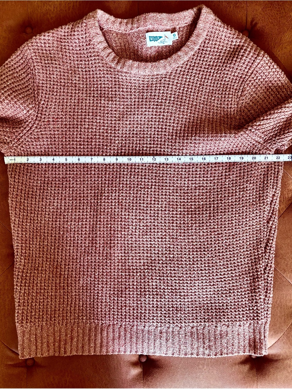 MED - Wellen recycled cotton headlands sweater - Off Pink - Excellent condition! - Picture 3 of 5